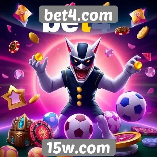 A variedade de jogos disponíveis no bet4.com
